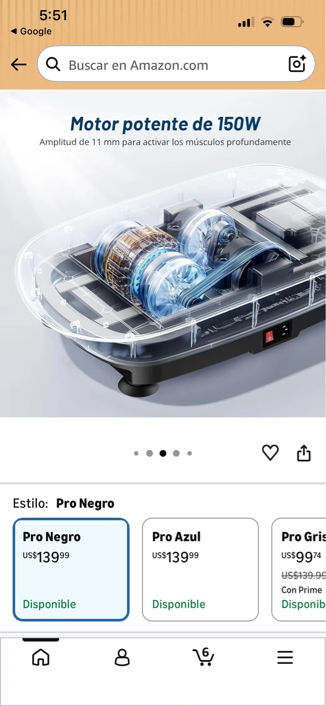 Merach Vibration Plate Pro Negro