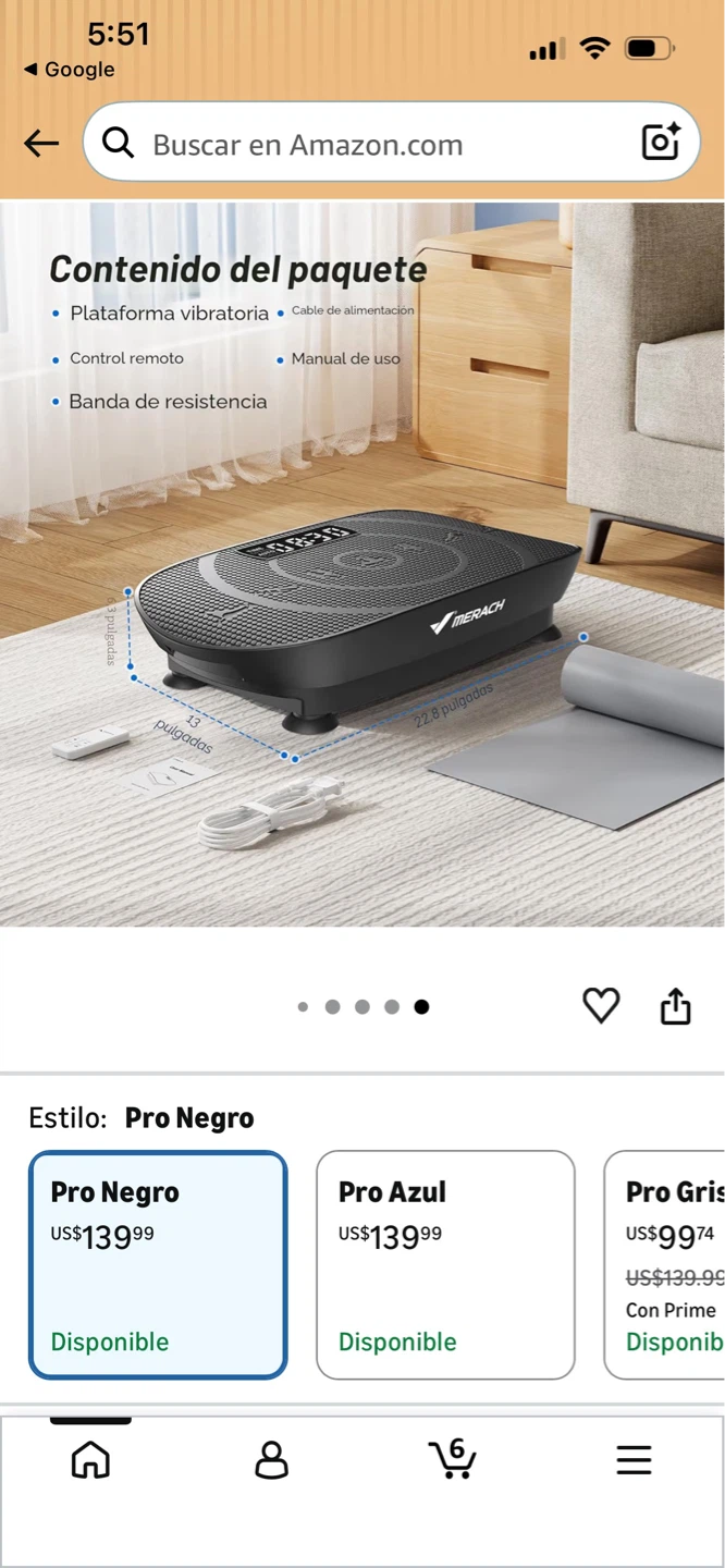 Merach Vibration Plate Pro Negro - photo 3