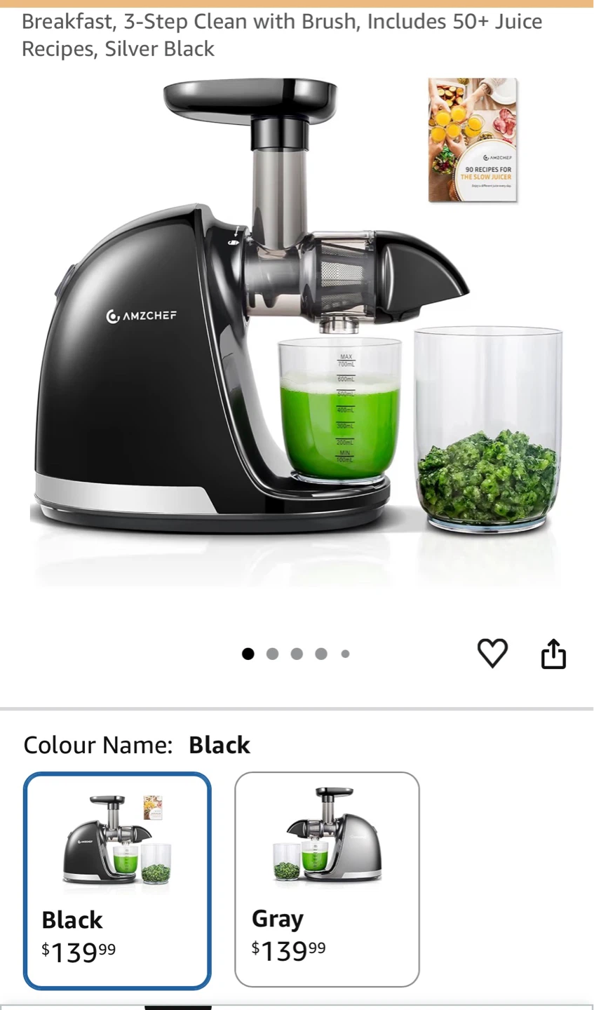 AMZCHEF Slow Juicer - photo 2