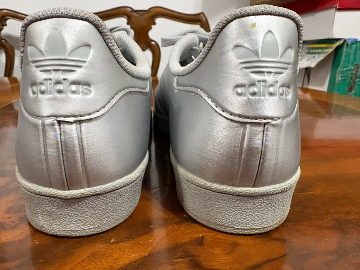 Adidas Superstar Shoes - Silver (Size 12) - photo 5