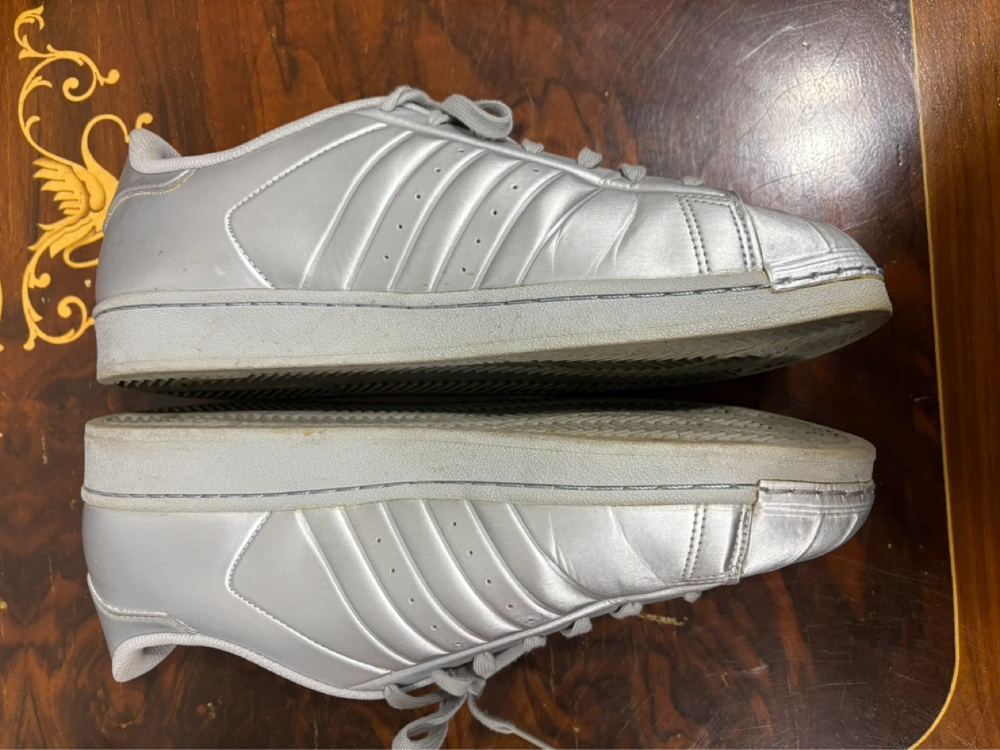 Adidas Superstar Shoes - Silver (Size 12) - photo 4
