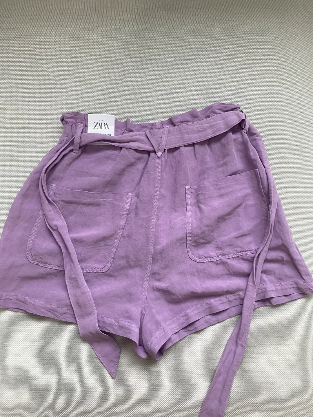 NWT ZARA LINEN SHORTS - photo 2