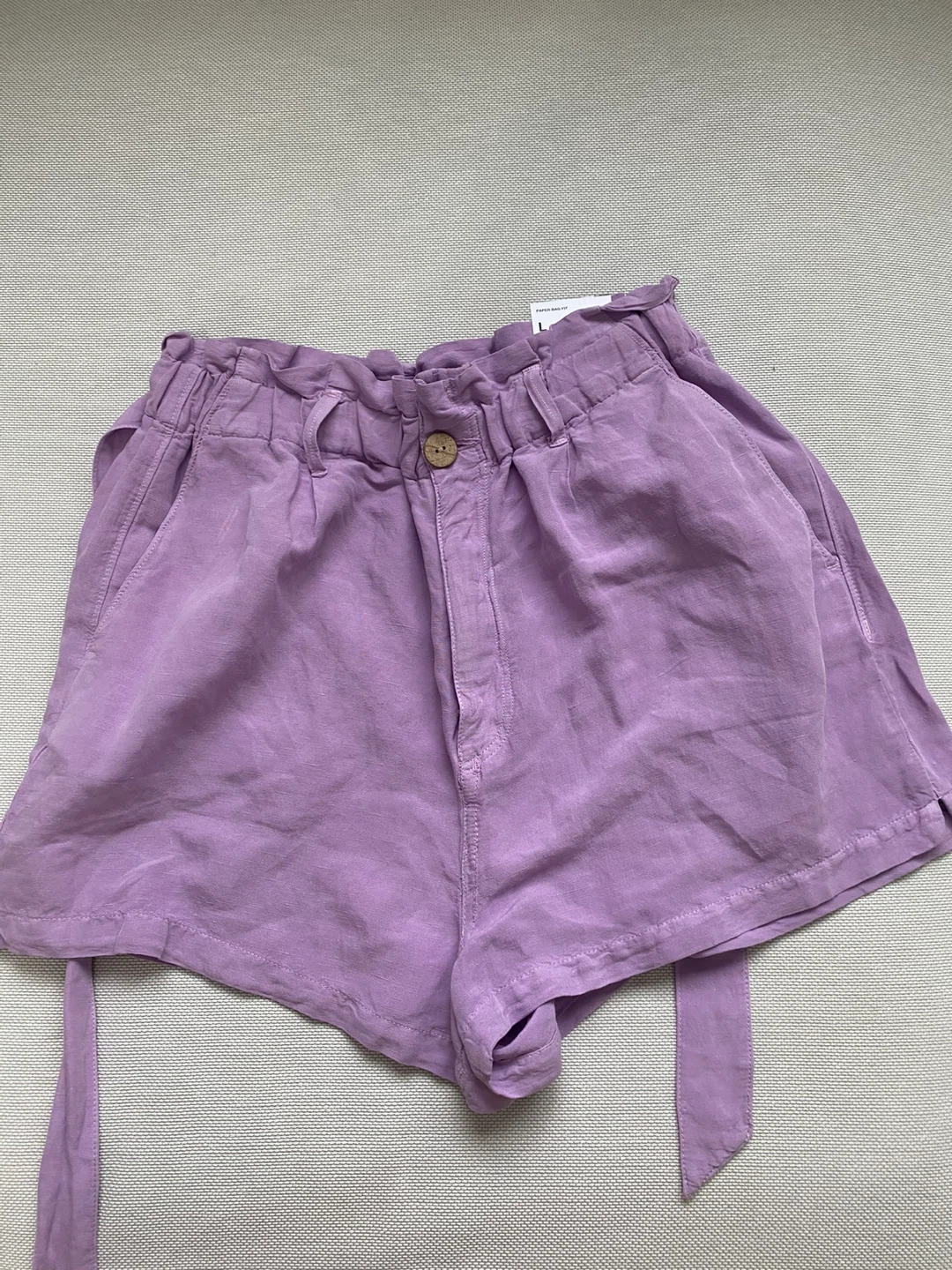 NWT ZARA LINEN SHORTS