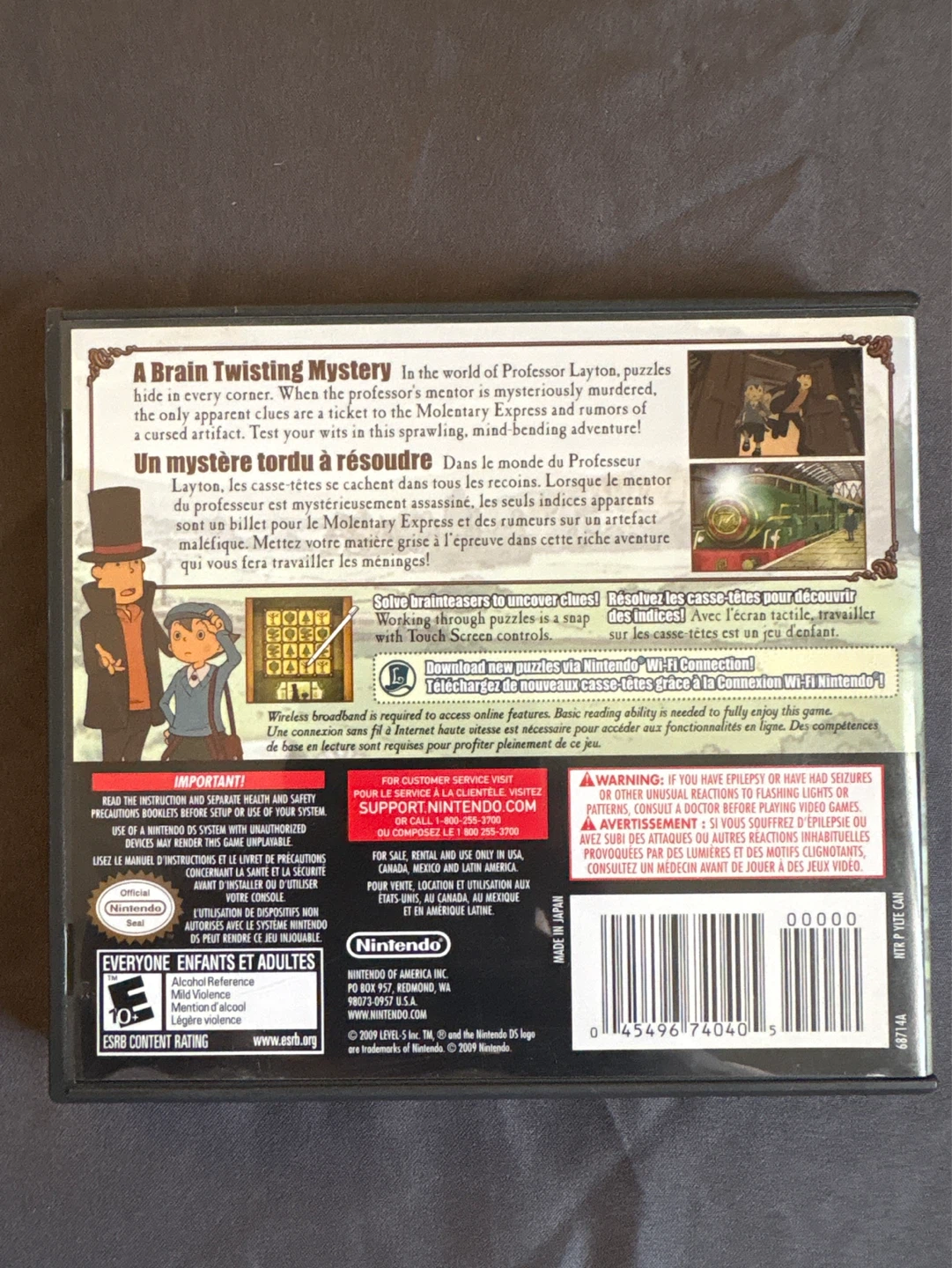 Professor Layton and the Diabolical Box Nintendo DS - photo 3