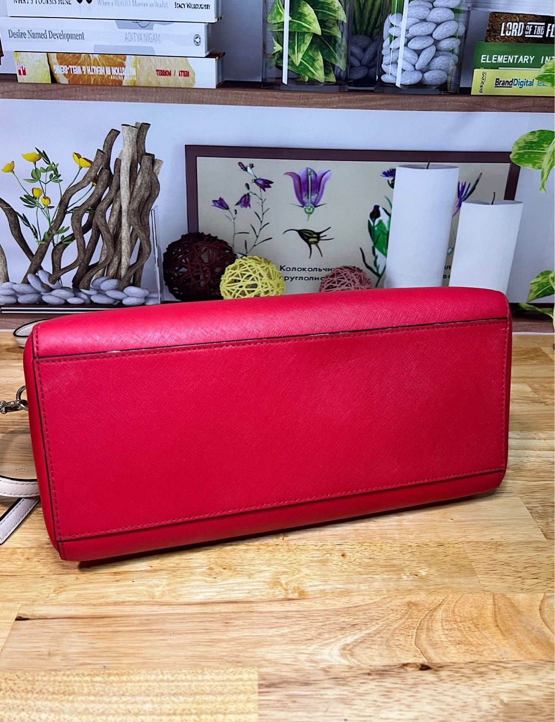 Kate Spade Red Leather Satchel Handbag - photo 5