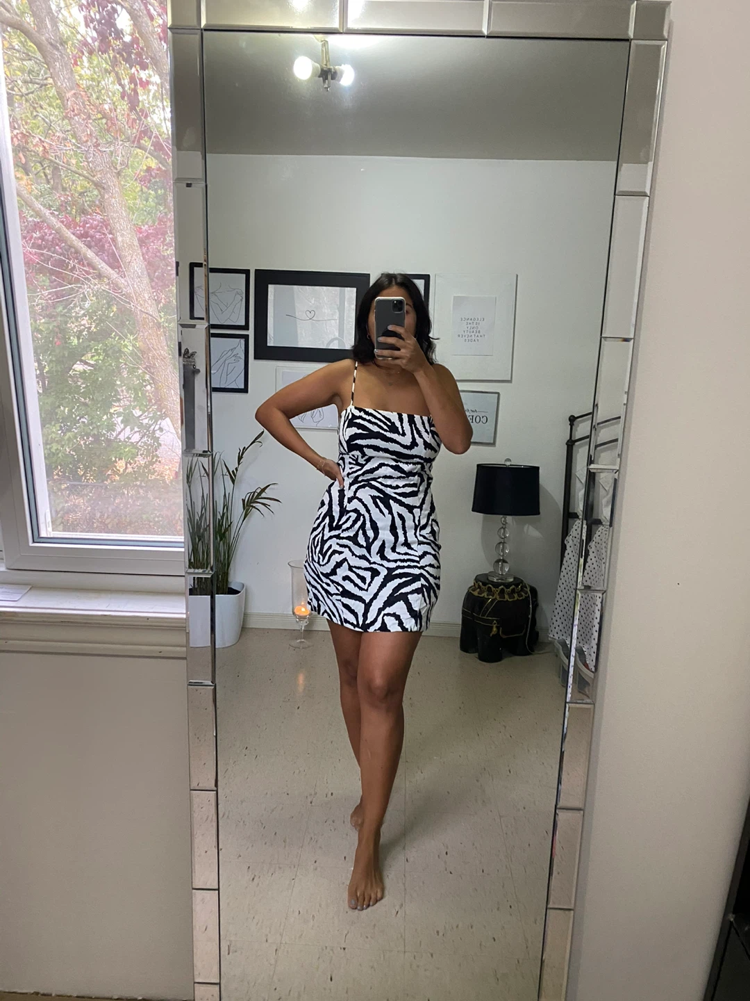NWT ZARA Zebra Print dress perfect for summer