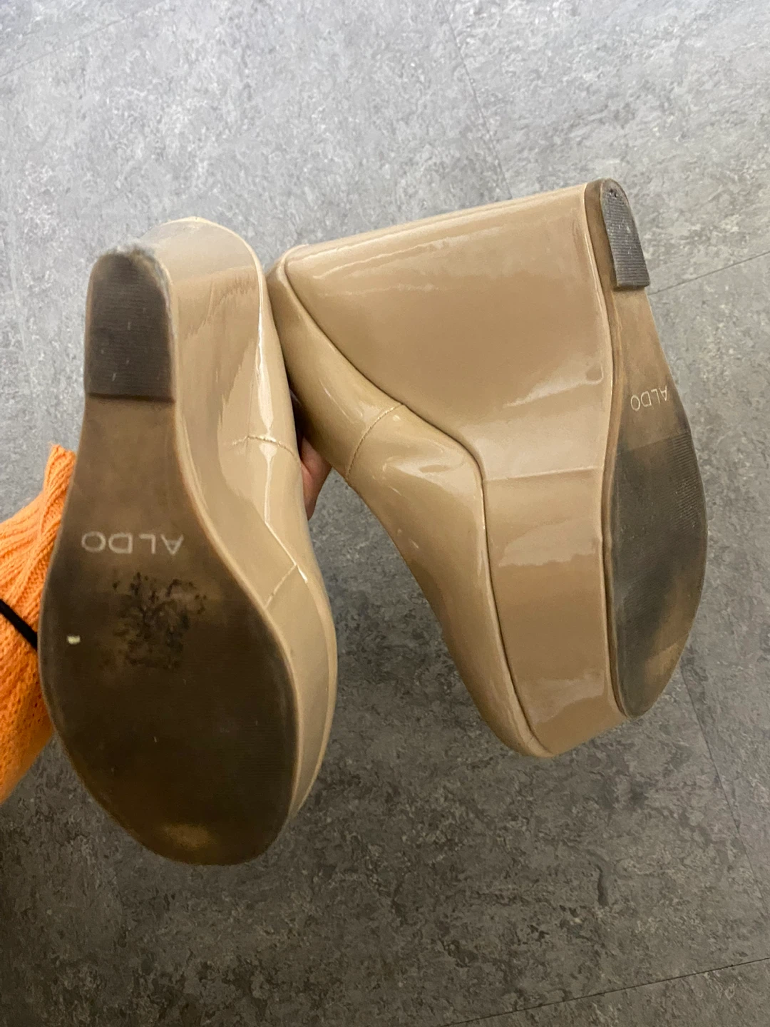 SIZE 8 ALDO HEELS COMFIEST PAIR ORIGINALLY $210 - photo 5