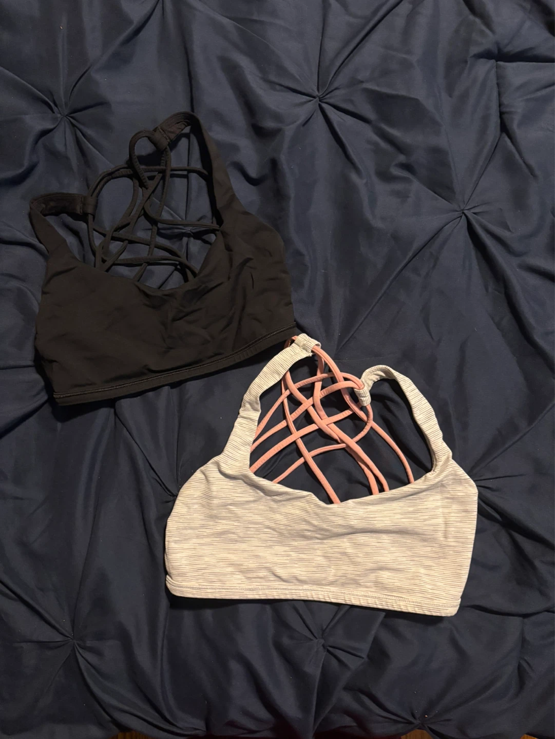 Lululemon Sports Bras (2) - Black and Grey/Pink - photo 2