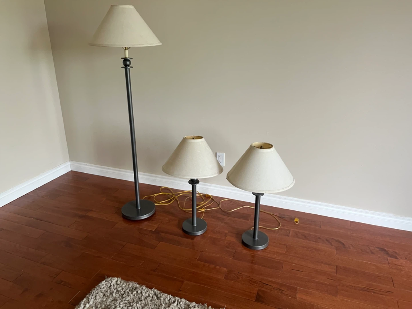 Floor and Table Lamps Set
