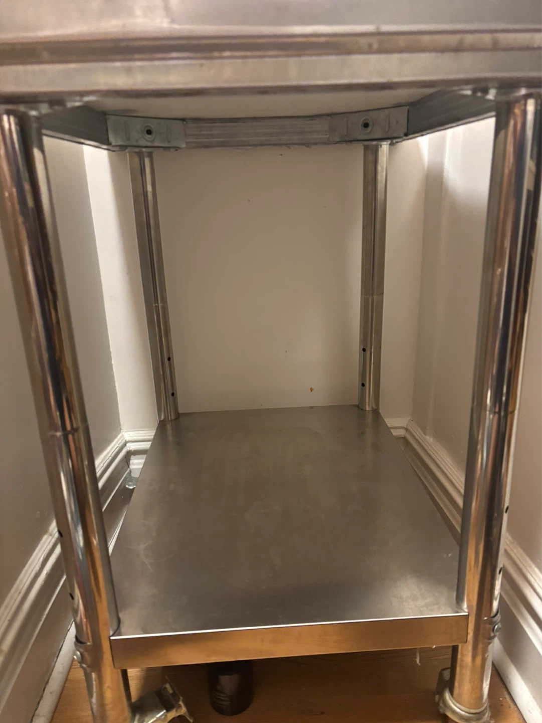 Industrial Stainless Steel Table with Wheels - photo 4