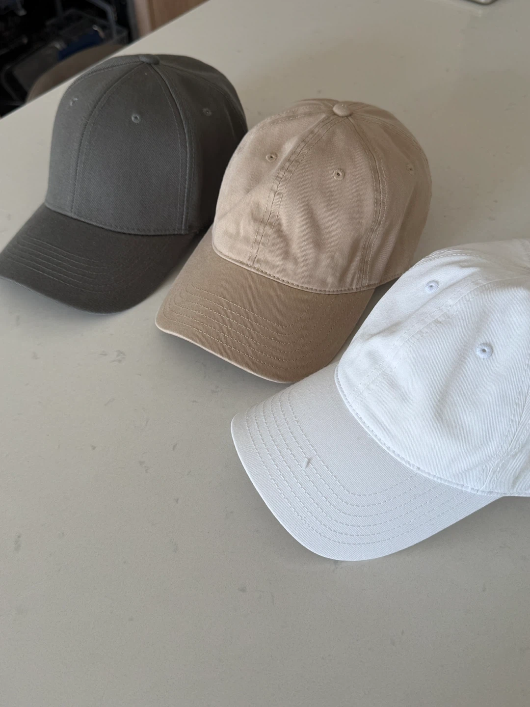 Cotton Baseball Cap (set of 3)