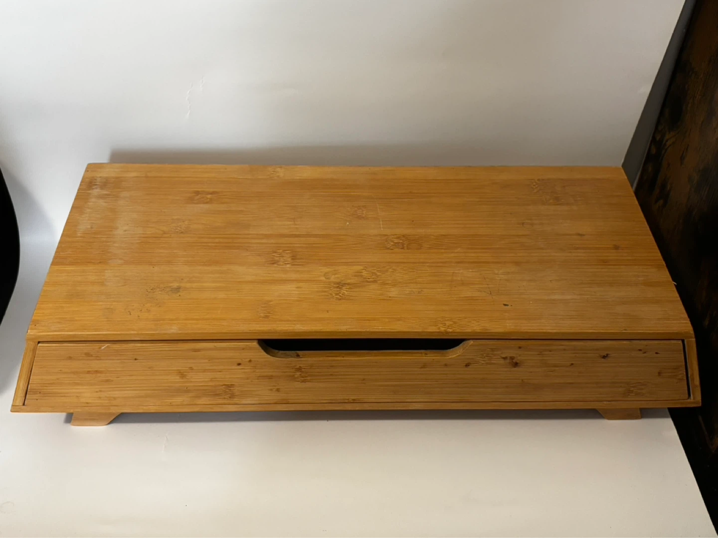 Bamboo Desk Organizer with Drawer
