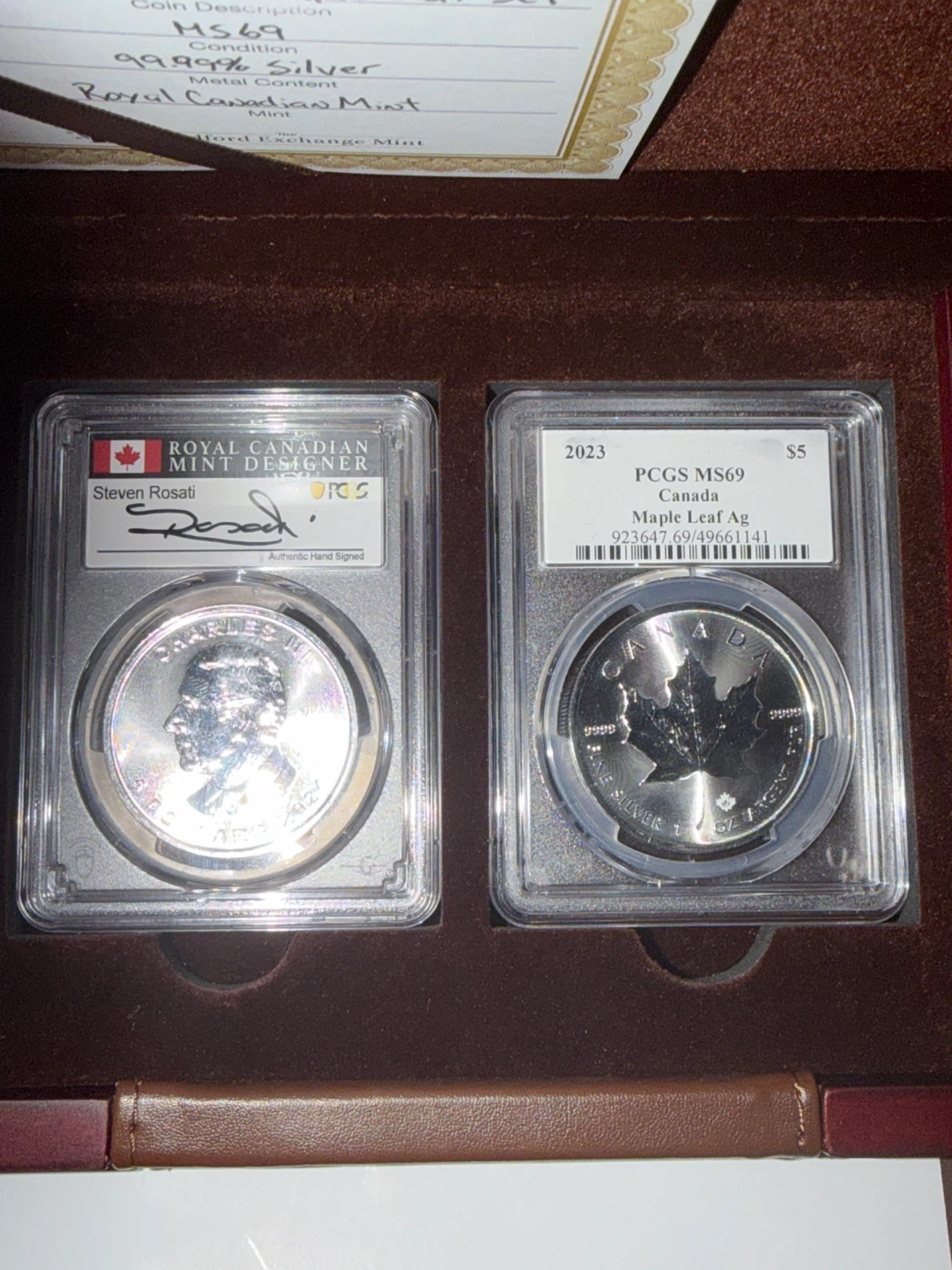 Royal Canadian Mint Maple Leaf Silver Coin Set - photo 2