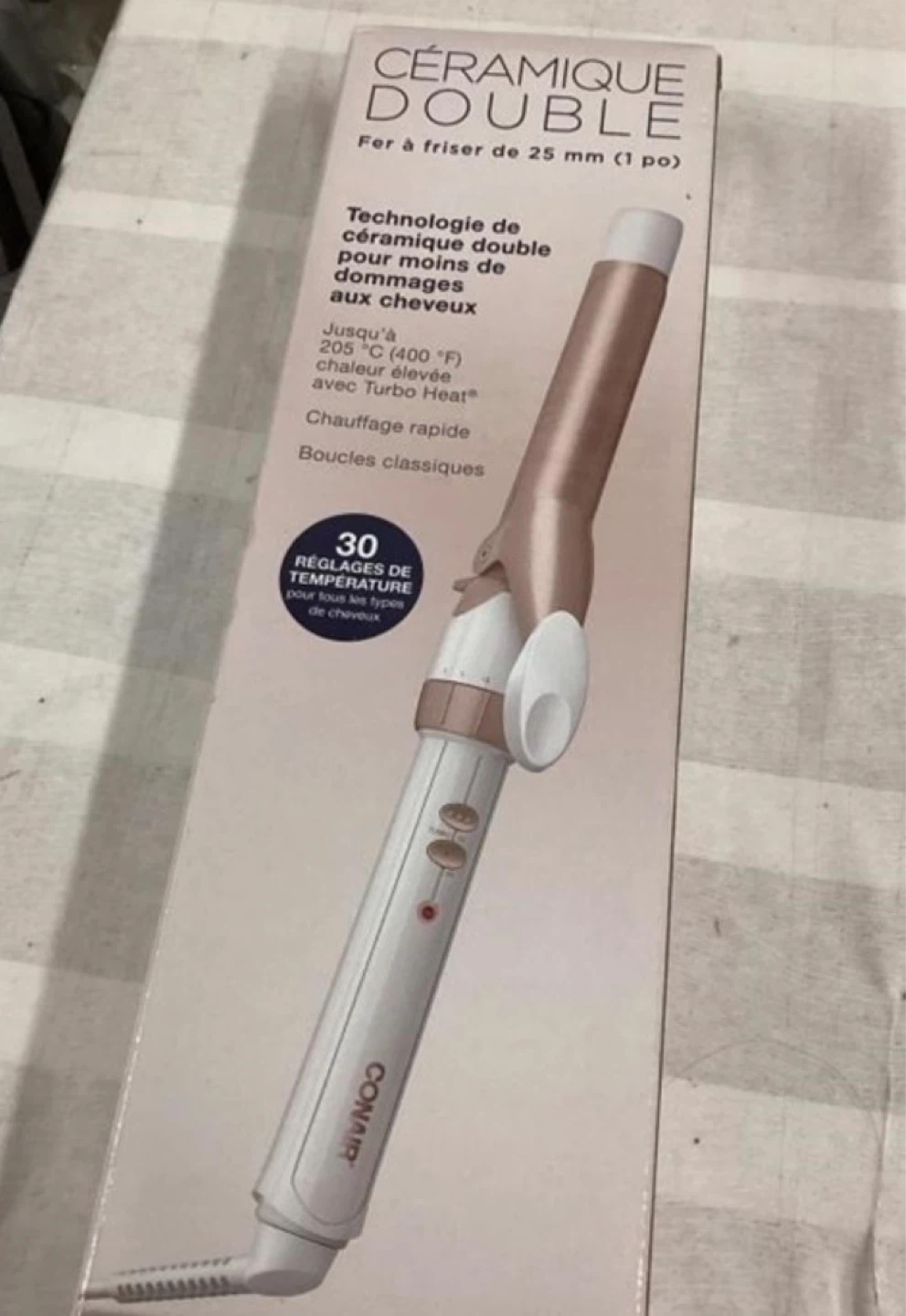 Conair Double Ceramic Curling Iron 1 inch - photo 2