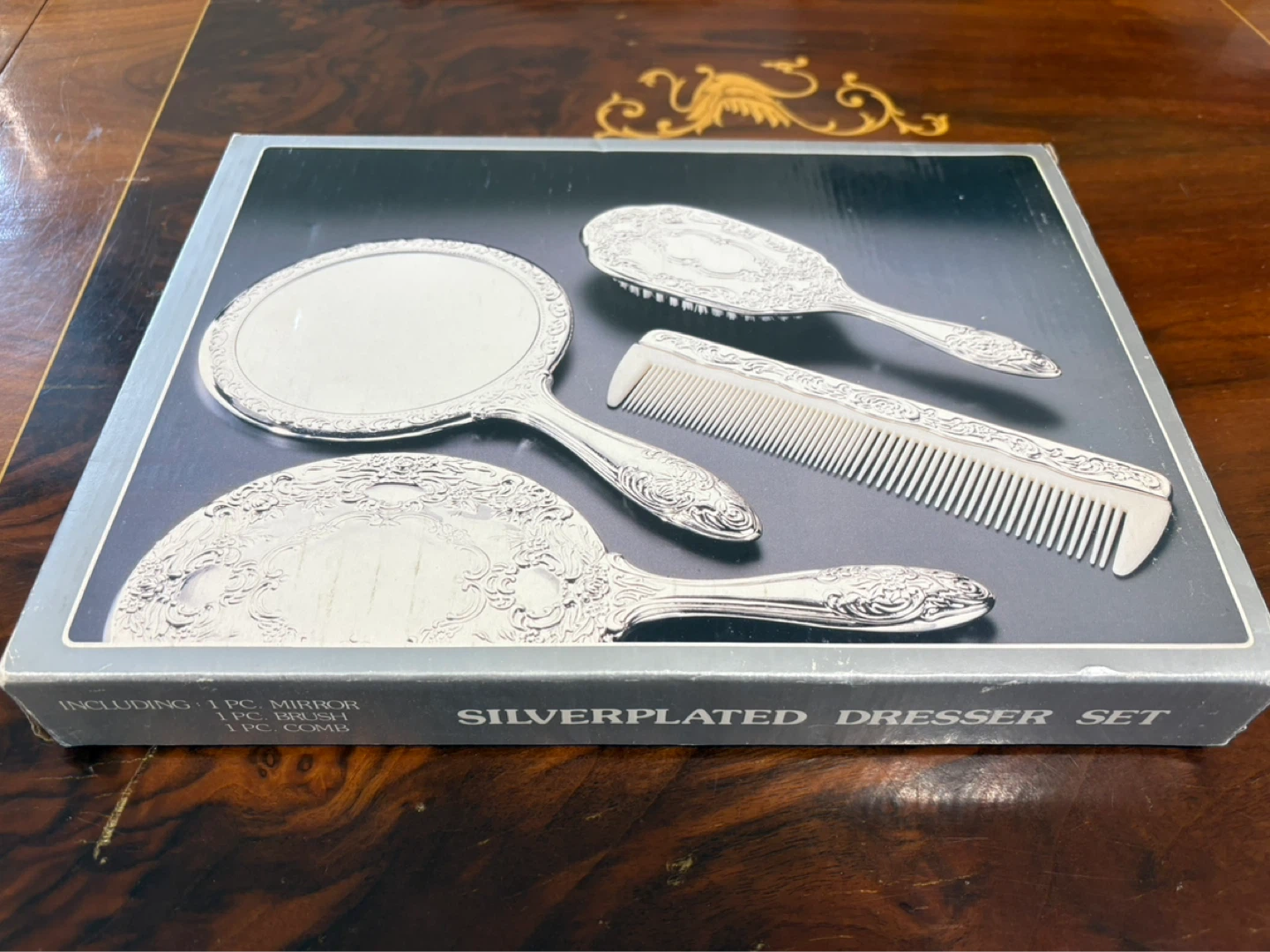 Elegance Silver 8959 Silverplated Dresser Set