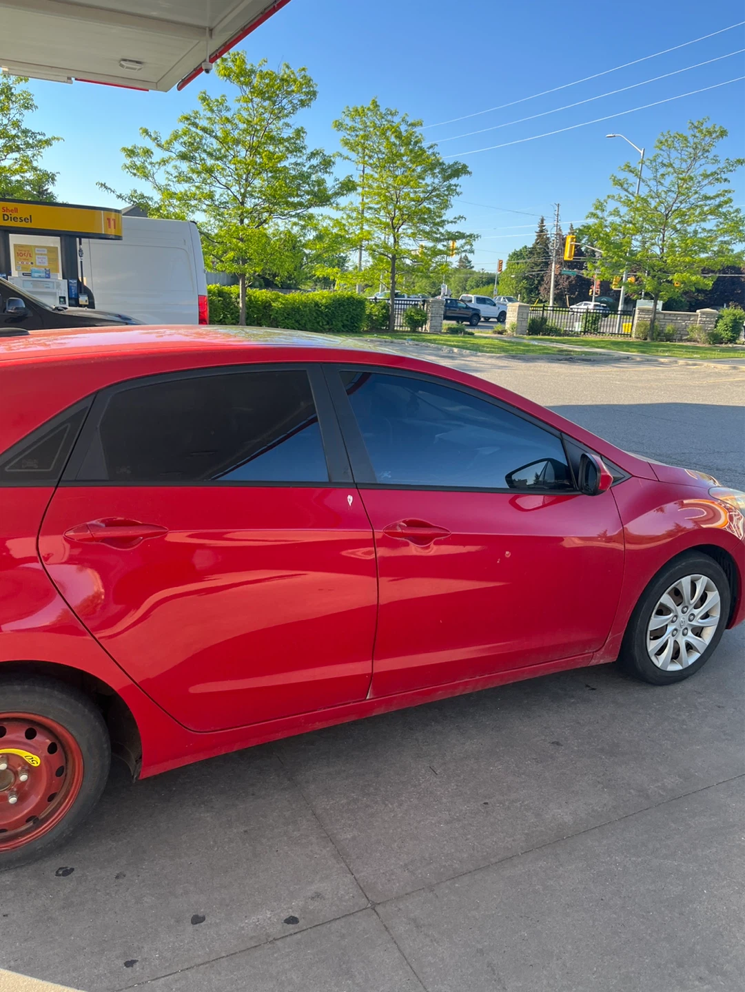 Red Hyundai Elantra GT