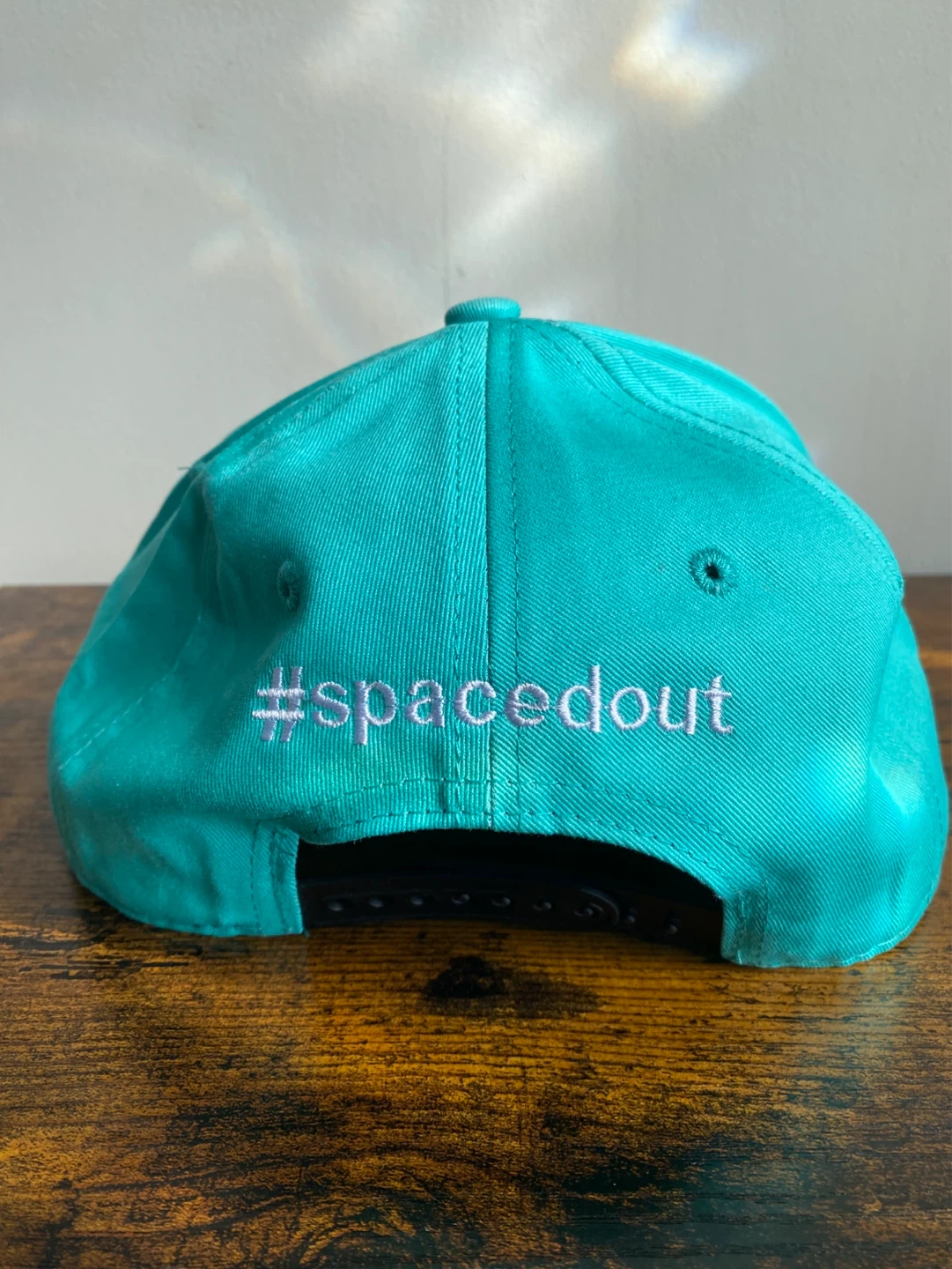 Blunt Rolling SnapBack Cap - Turquoise,  Blue Brim w/ Flowers - photo 3