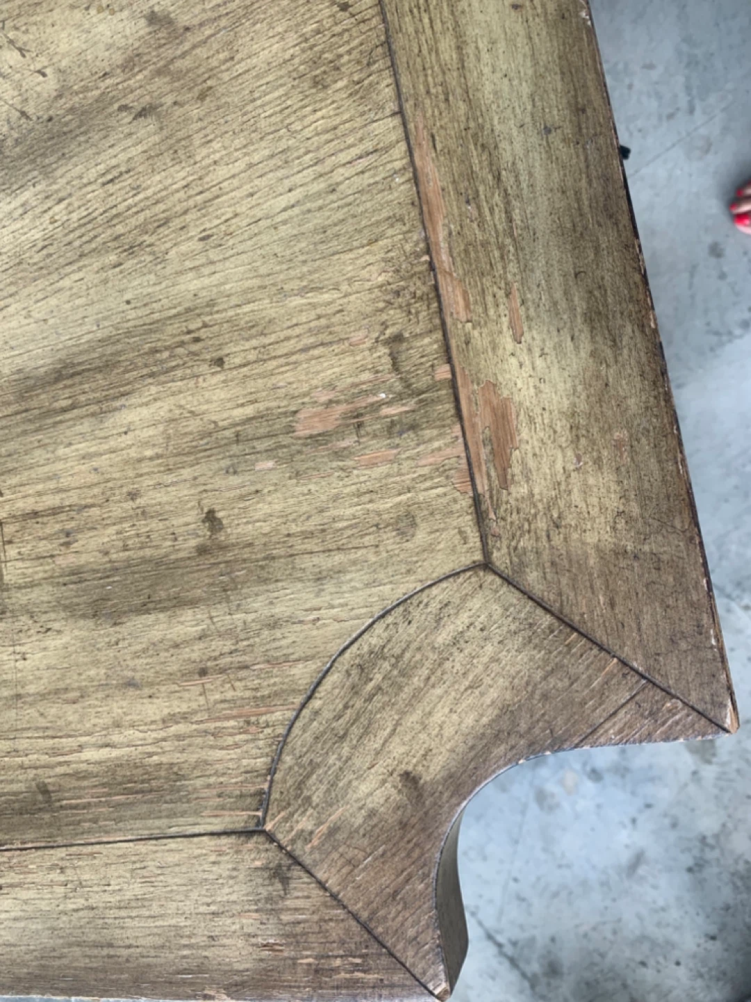 Distressed Wood Console Table with Drawers - photo 4