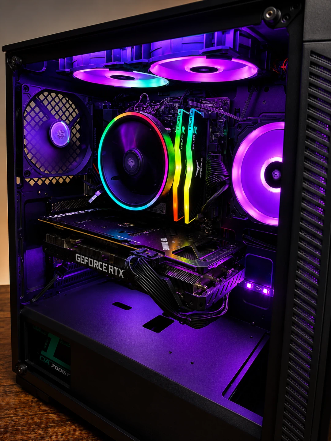 RTX 3070 Gaming PC | Ryzen 5 5600 | 1TB NVMe | 8 RGB Fans - photo 3