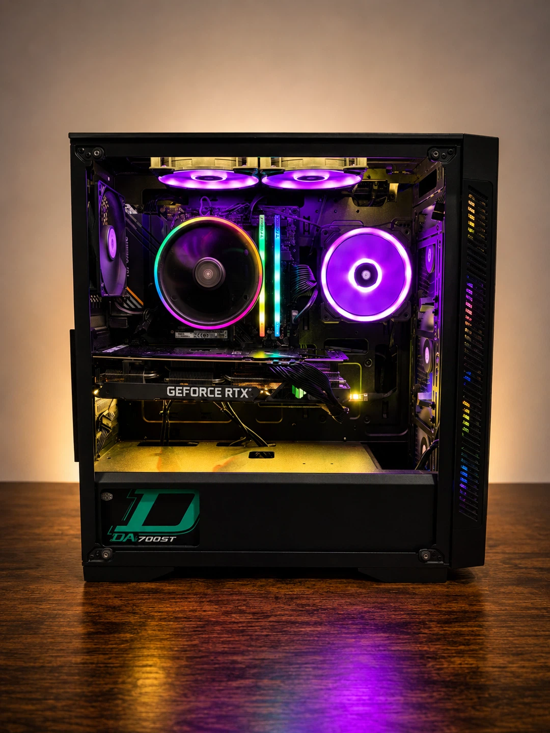 RTX 3070 Gaming PC | Ryzen 5 5600 | 1TB NVMe | 8 RGB Fans - photo 2