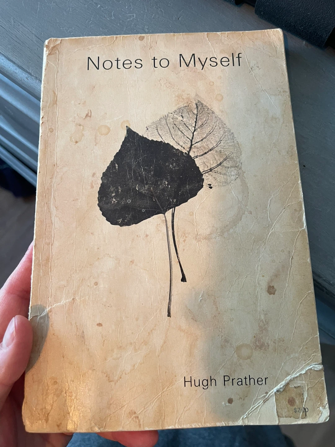 Notes to Myself by Hugh Prather Book - photo 2