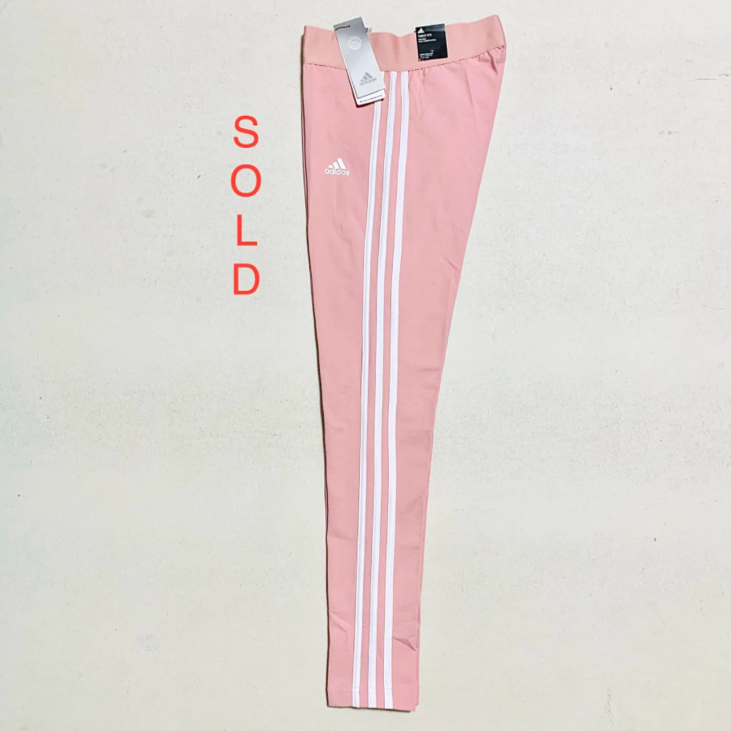 Adidas Womens/Youth Girls 3-Stripes Leggings/Tights NEW - photo 3