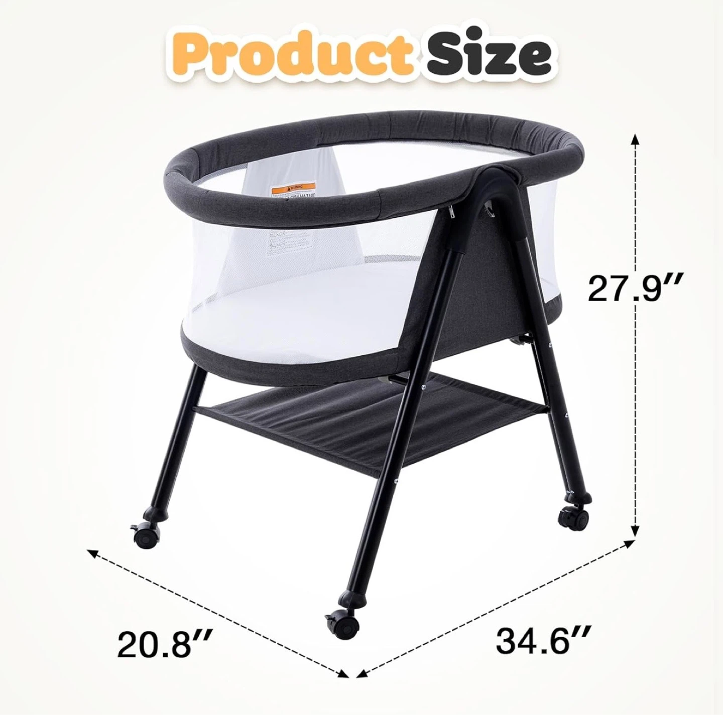 New in Box 3in1 Baby Bassinet - photo 4