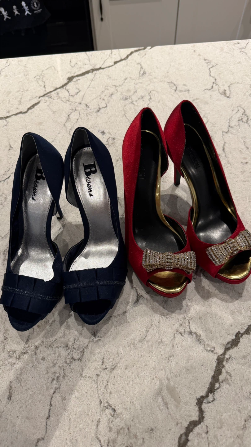 Browns Women's Peep-Toe Heels