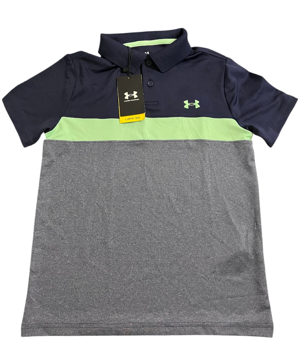 Under Armour Boys UPF 50 Polo Shirt – NWT (Ages 10–12)