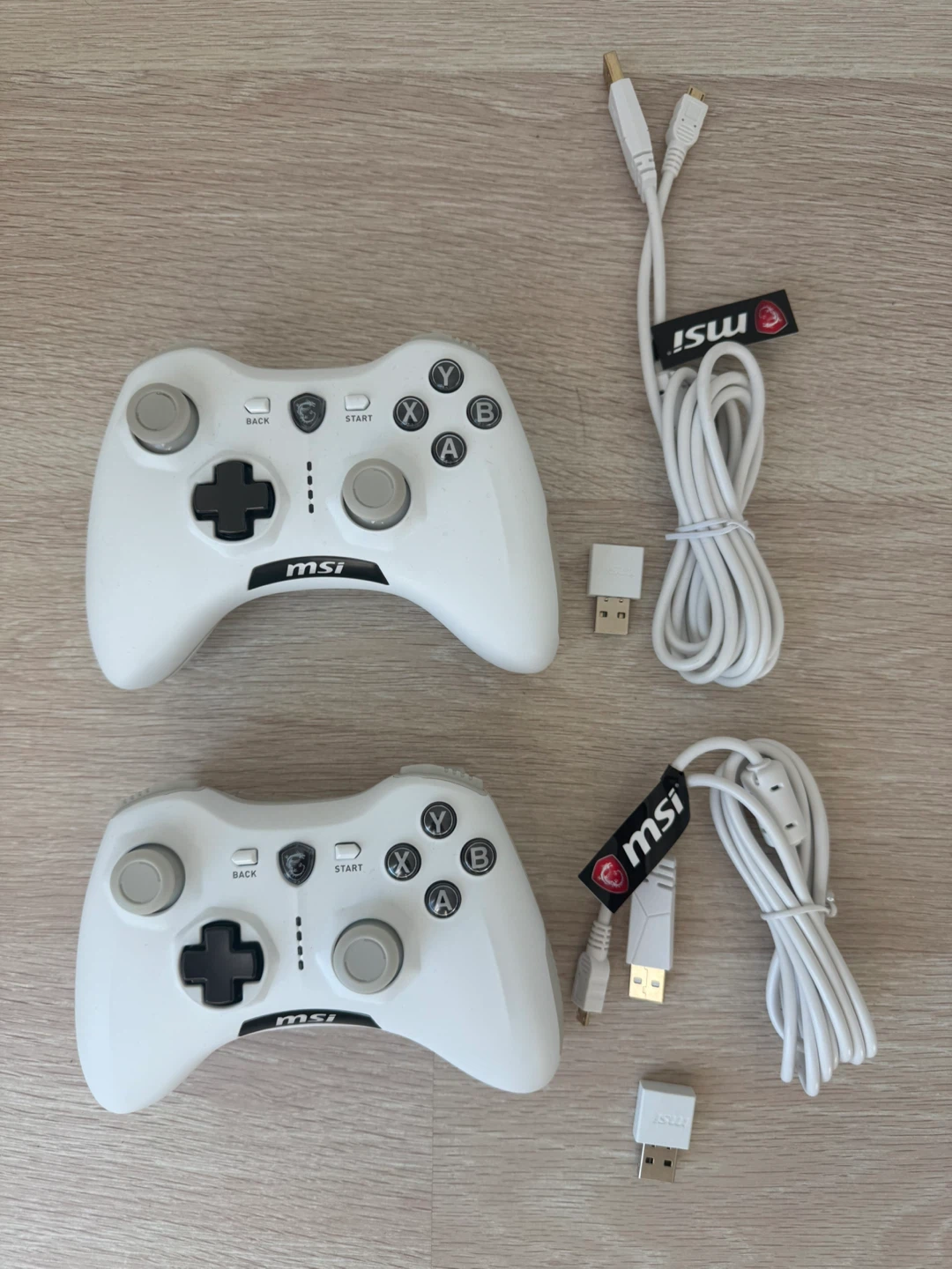 MSI FORCE White Wireless Controllers (2 Pack)