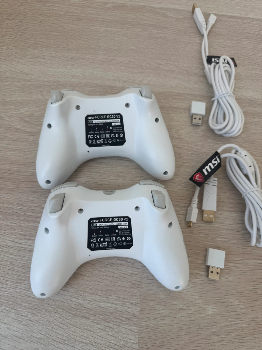MSI FORCE White Wireless Controllers (2 Pack) - photo 3