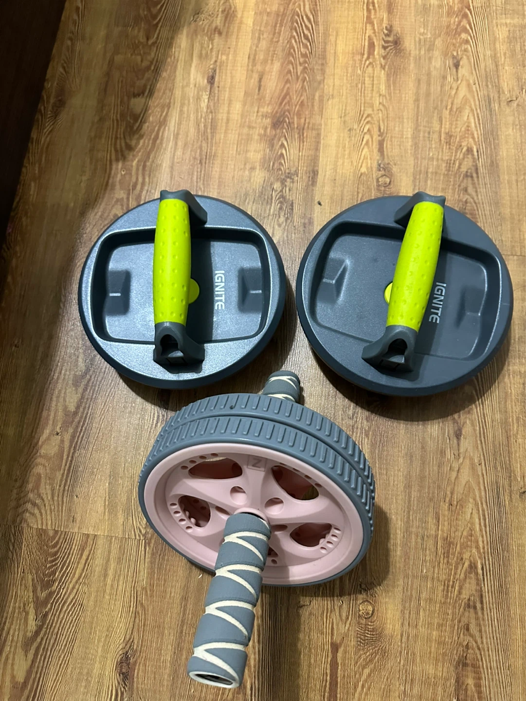 Ignite Push-Up Handles and ab roller
