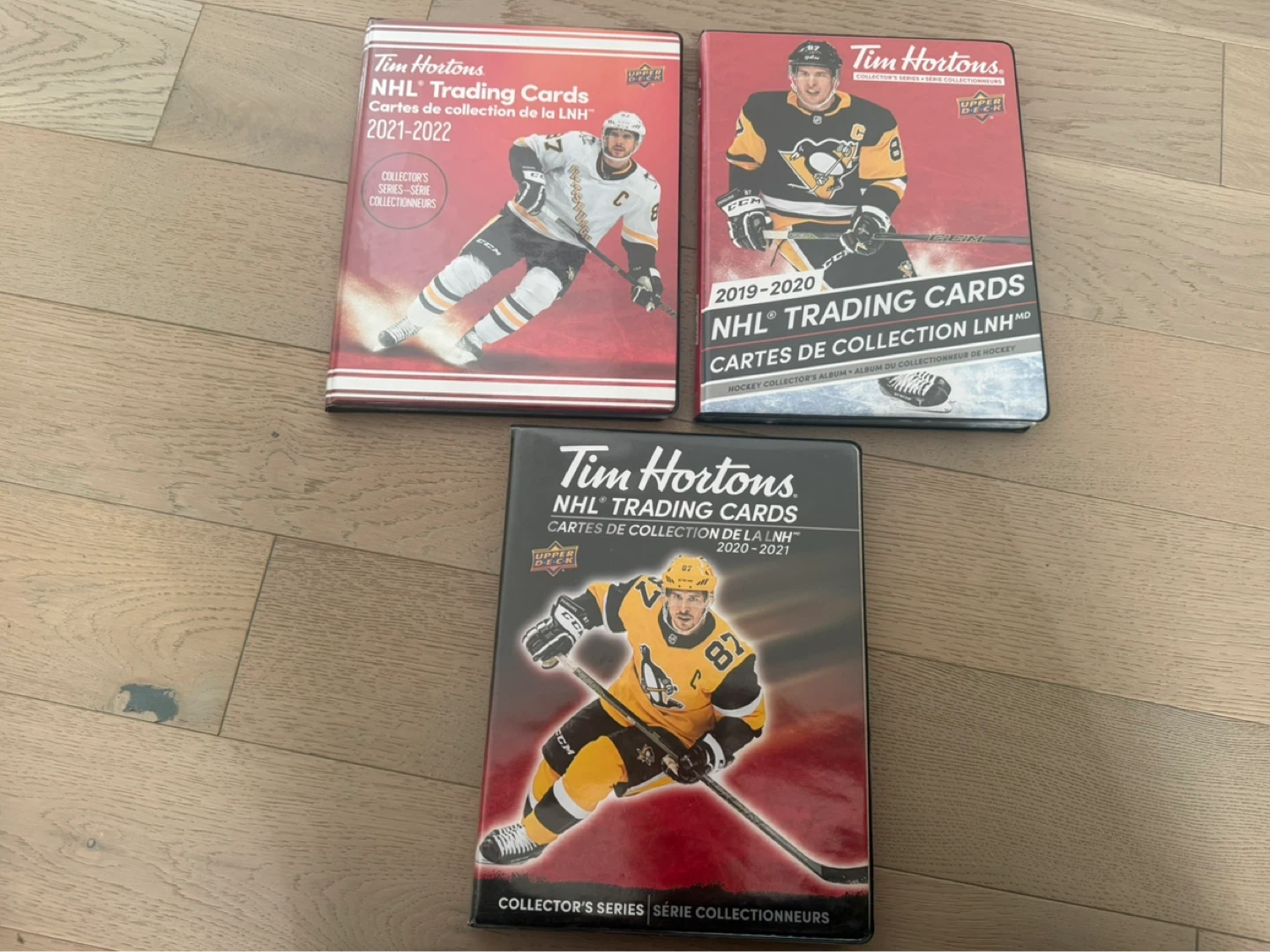 Tim Hortons hockey card collections & binders