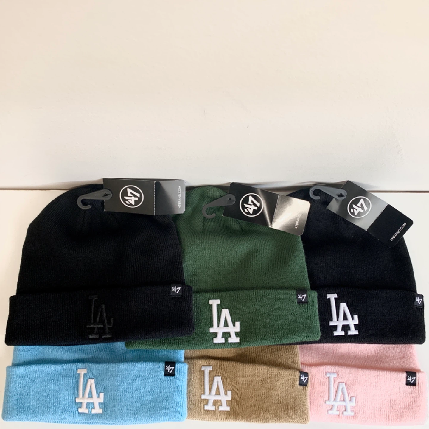 Beanie Hat LA ‘47 Clean Up Brand Cuffed Knit Hat NEW