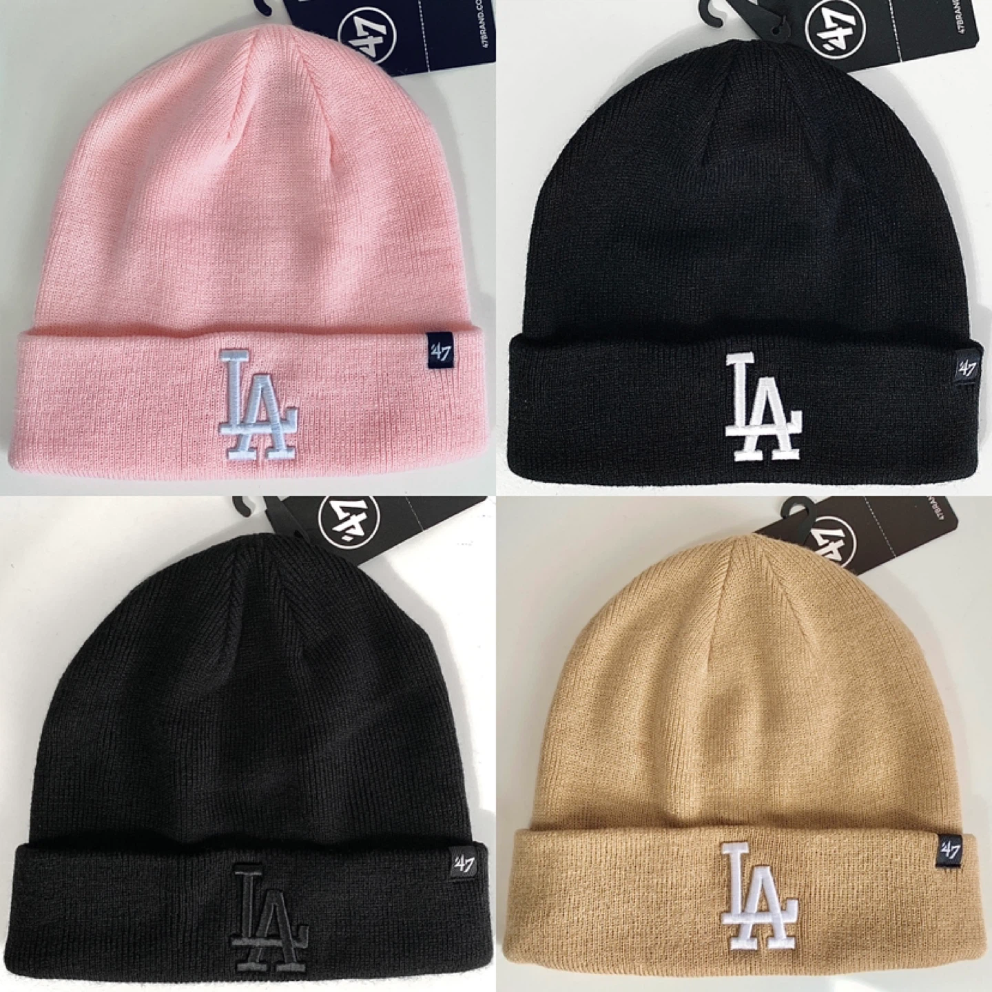 Beanie Hat LA ‘47 Clean Up Brand Cuffed Knit Hat NEW - photo 2