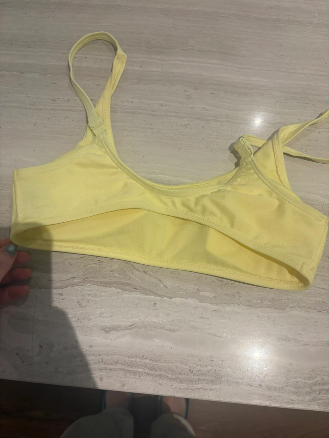 LA Gear Yellow Sports Bra Top - XS - photo 3