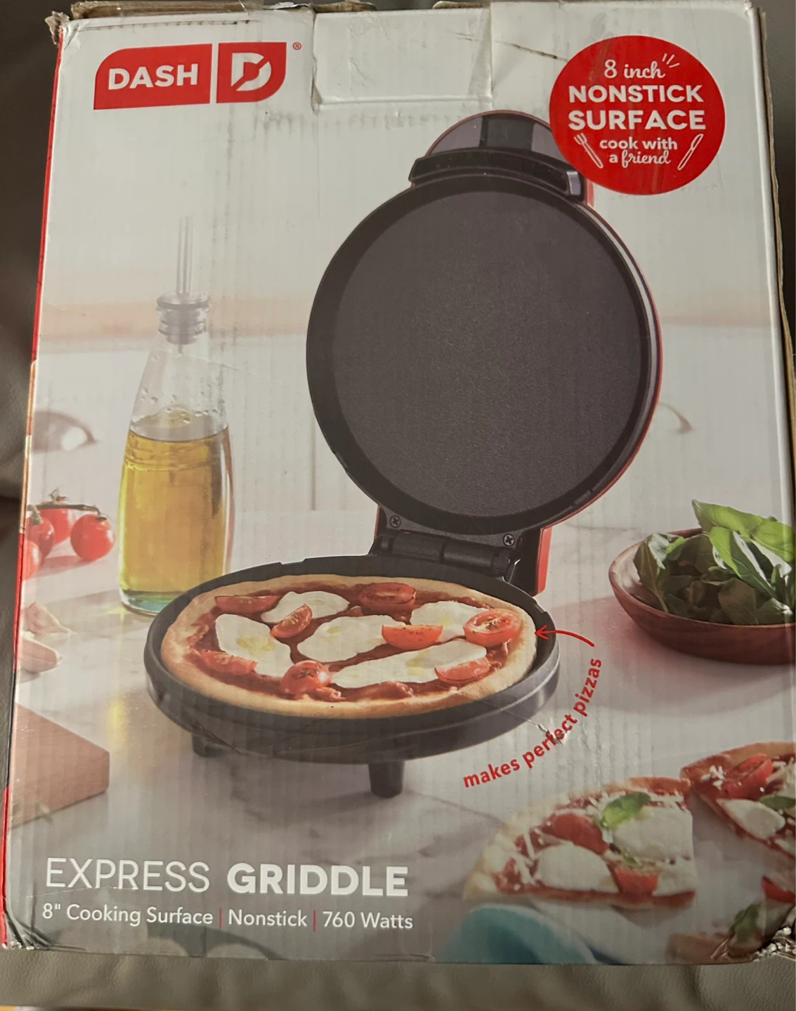 Dash DMG8100RD Express 8" Griddle, 8", Red - photo 4