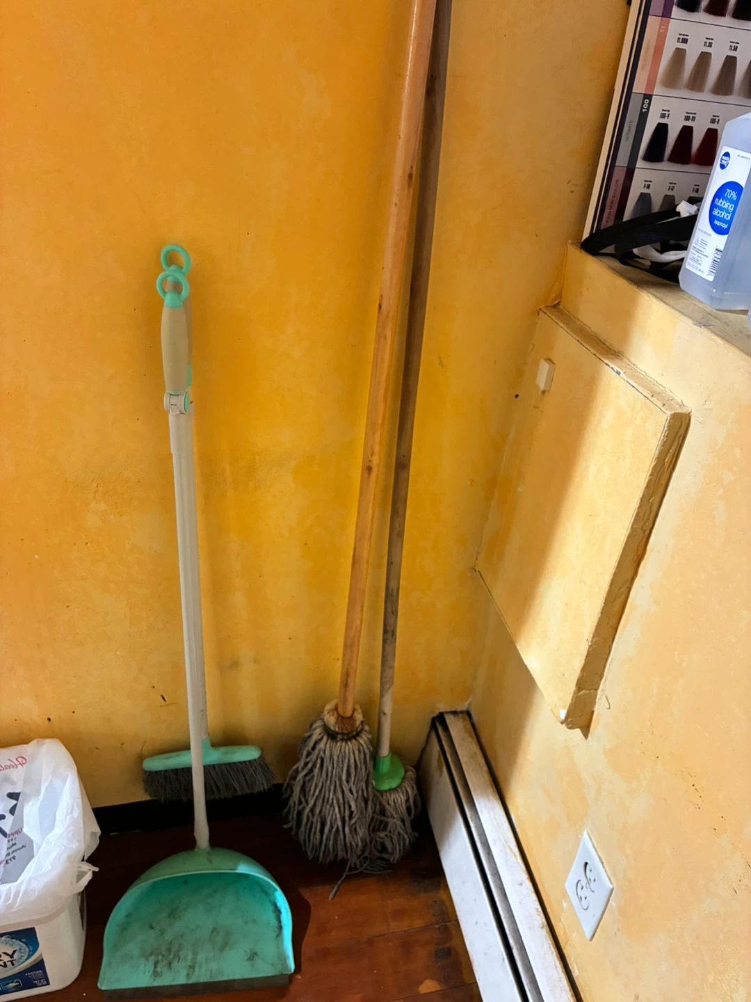 Dustpan and Brush Set with Mop
