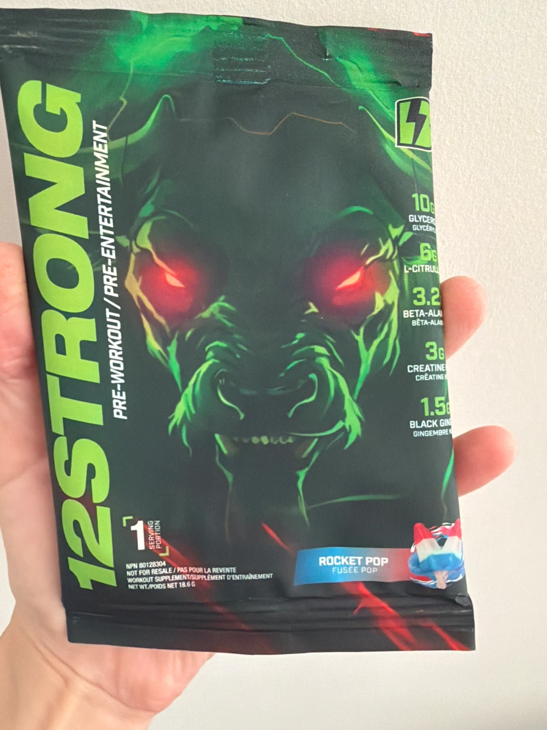 12STRONG Pre-Workout Rocket Pop 18.6g
