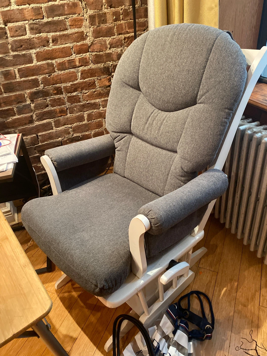 Grey Glider Chair