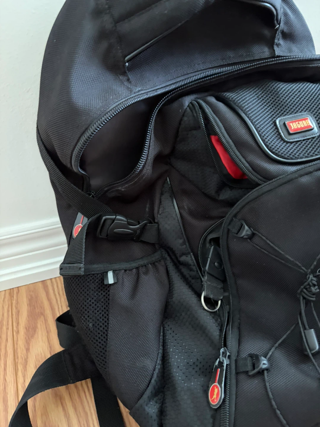 Jaguar Black Backpack