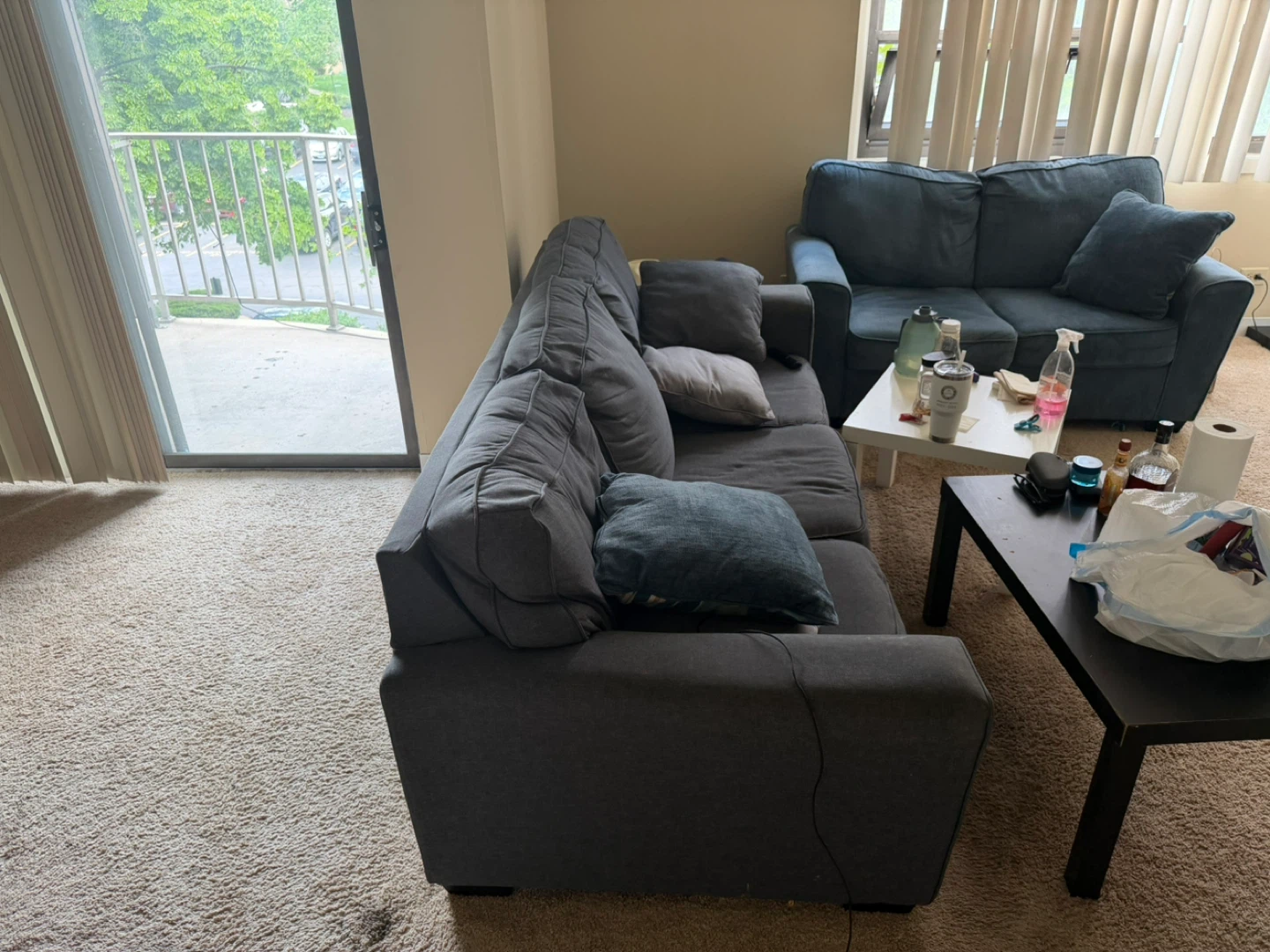 Dark Gray 3-Seater Sofa