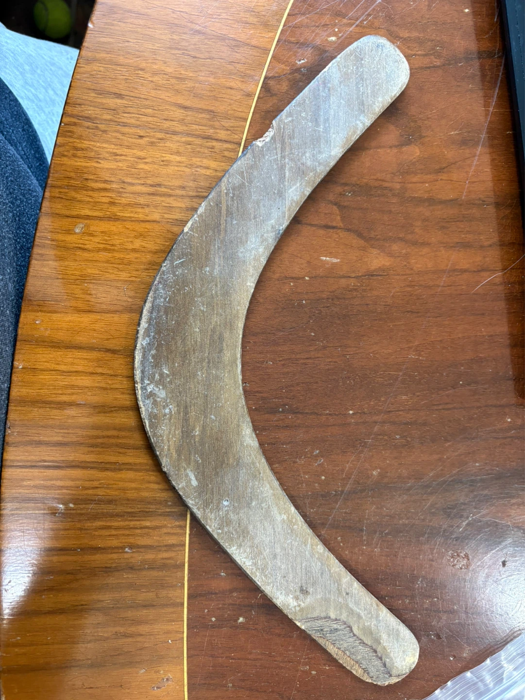 Stephen Silady Wooden Boomerang with Australian Design - photo 5
