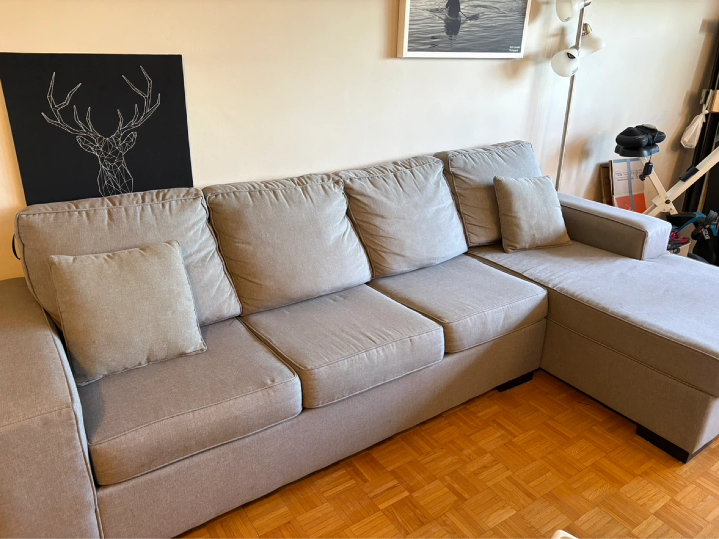 Grey Sectional Sofa - photo 2