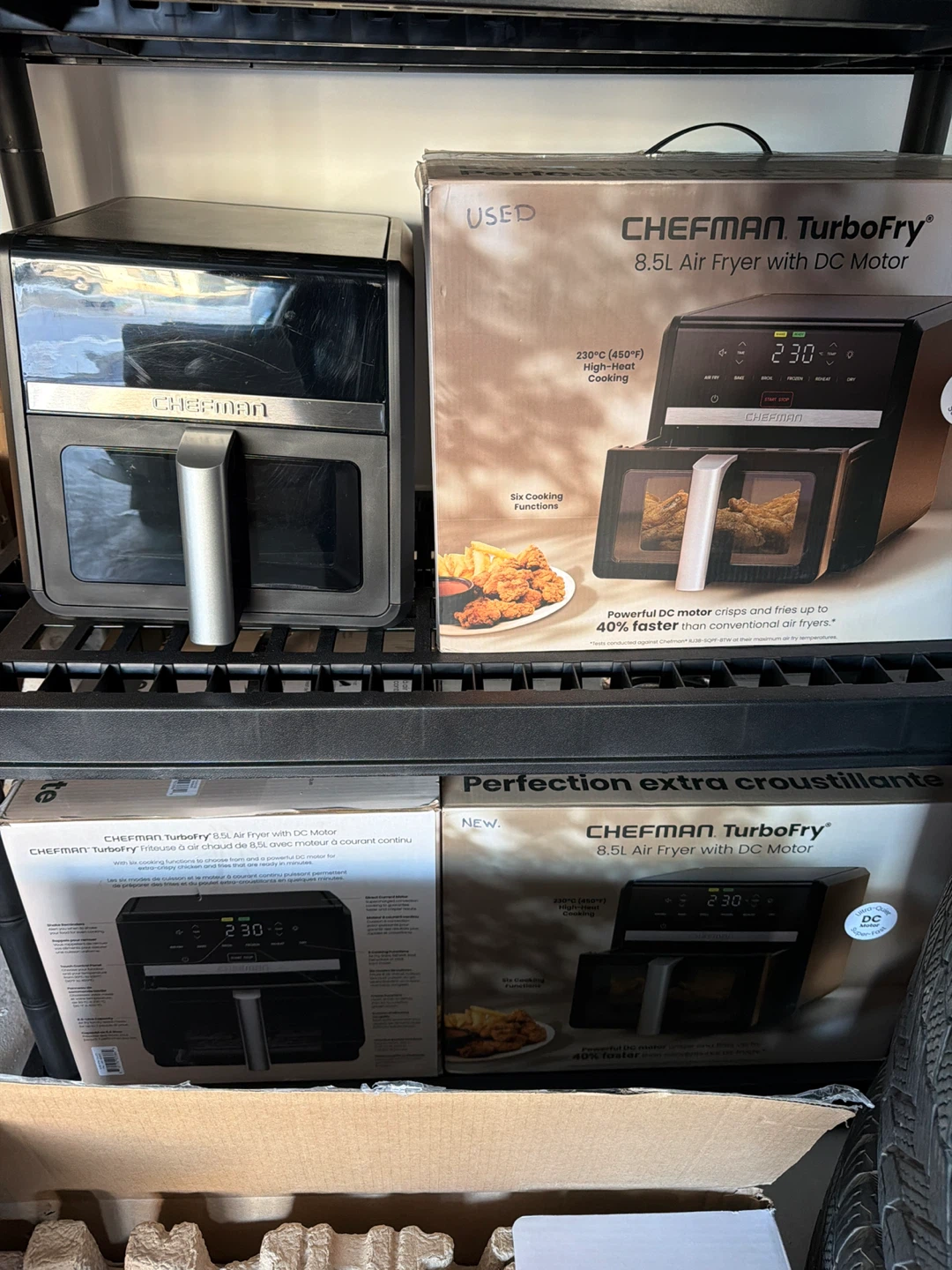 LIKE NEW Chefman TurboFry 8.5L Air Fryer with DC Motor