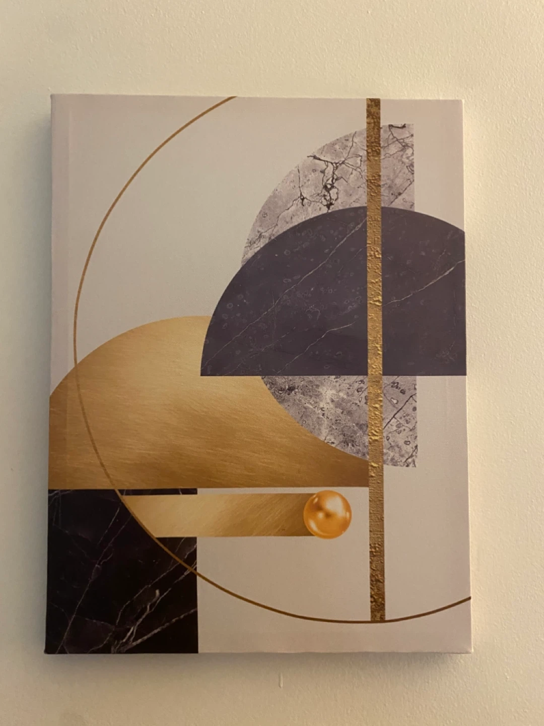 Set of 3 framed Modern Abstract Canvas Wall Art Prints - photo 4