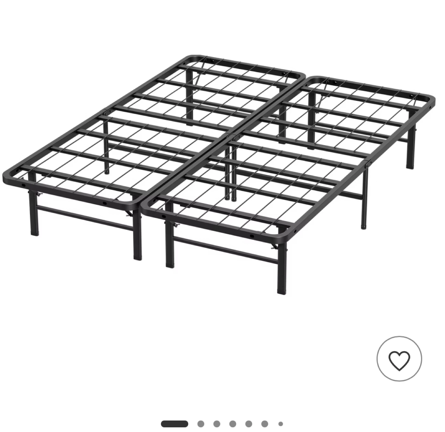Black Metal Queen Bed Frame