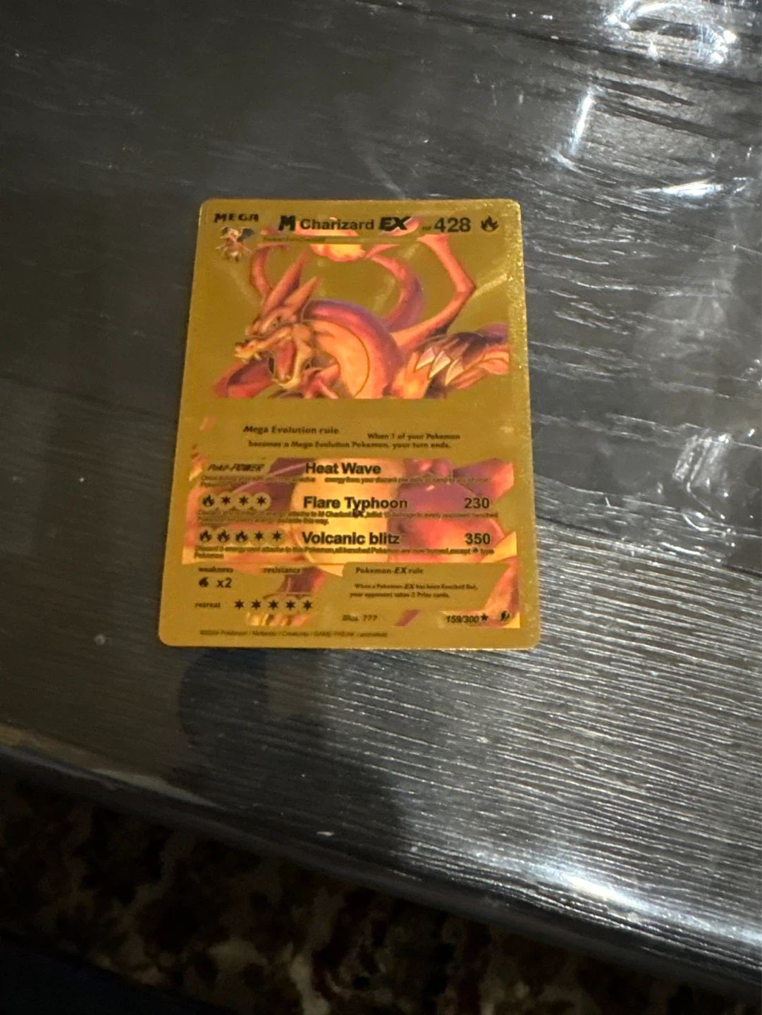 Mega Charizard X EX Pokemon Card - Mega Hyper Rare