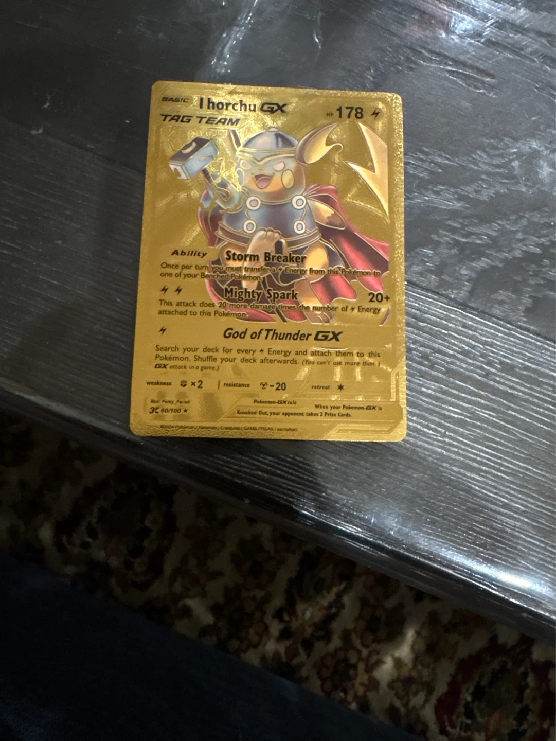 Pokemon Card - Thorchu GX TAG TEAM