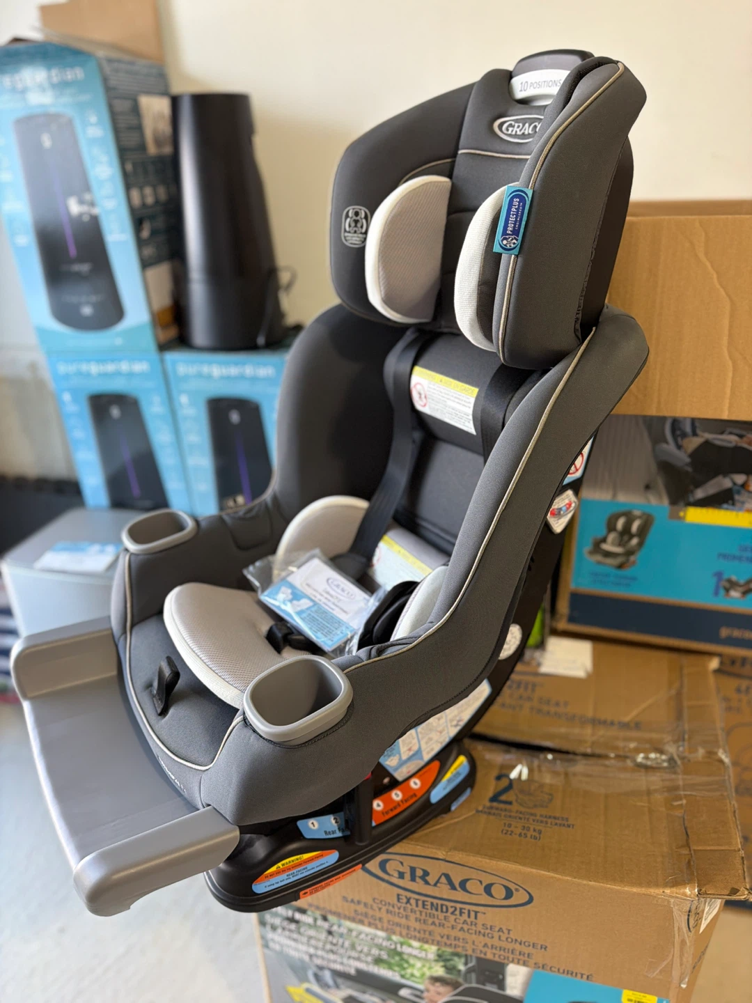 NEW OPEN BOX Graco Extend2Fit Convertible Car Seat - photo 3